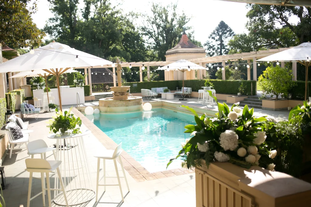 Rippon Lea Estate prestigious event venue hire of Peter Rowland.