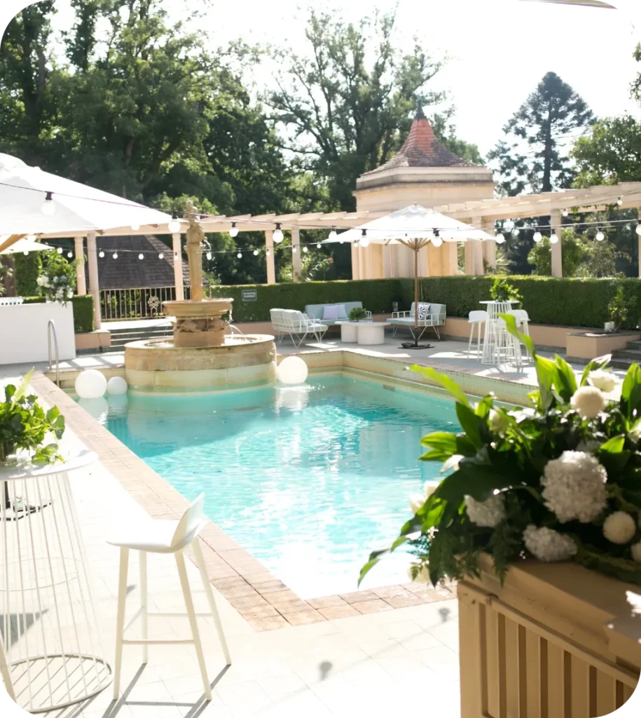 Rippon Lea Estate Victoria luxury pool.